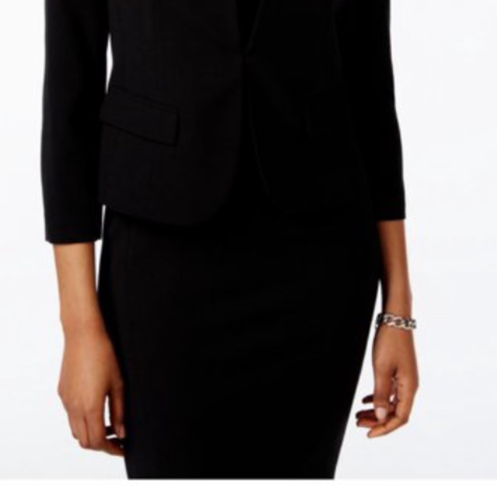 Nine West Suit Black Straight Skirt Size 4